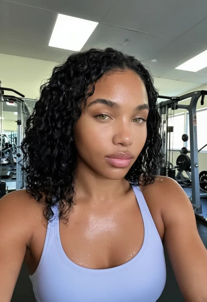 Maya, consistent AI creator — Gym · candid